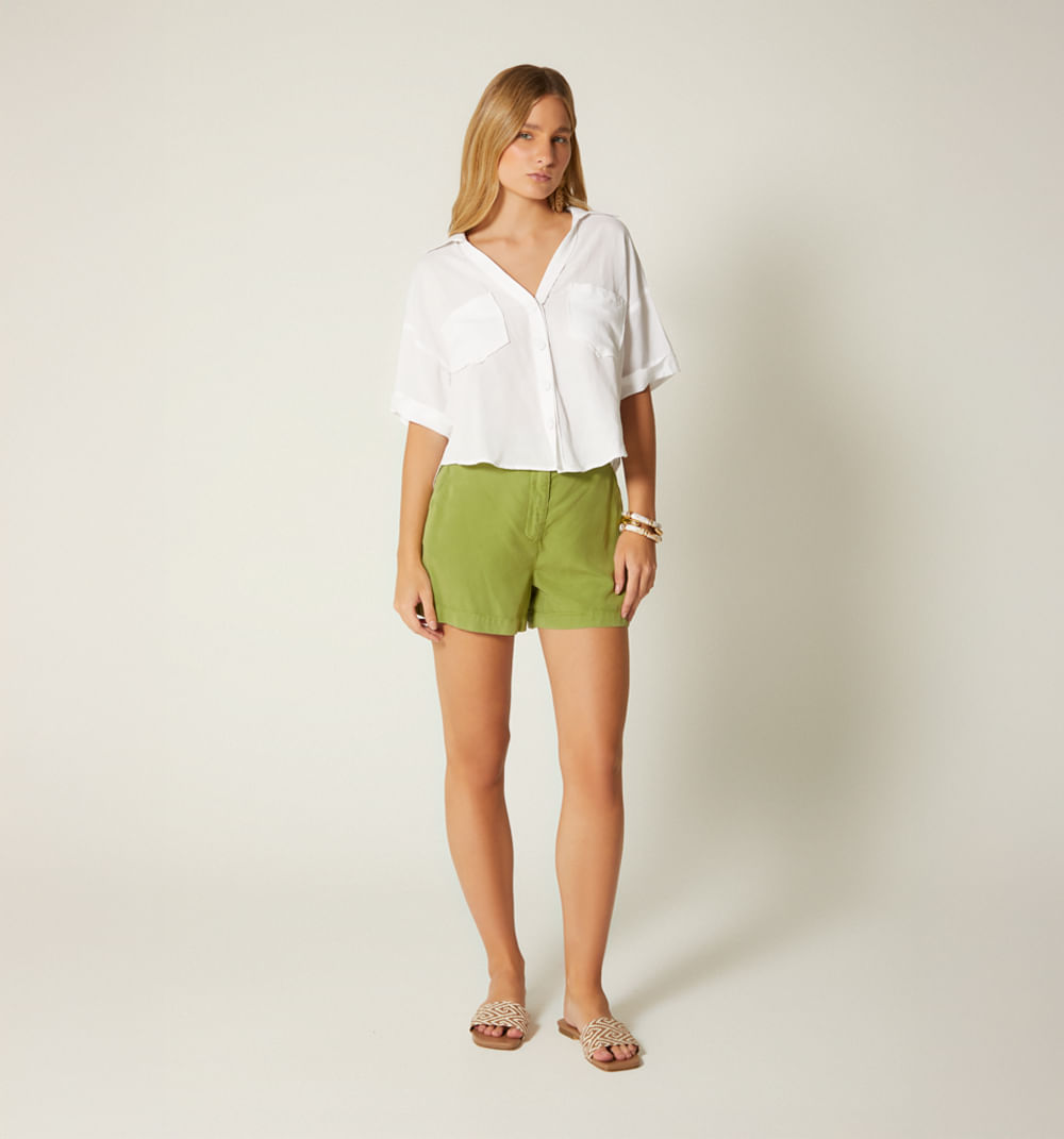 Short Pretina Y Boton
