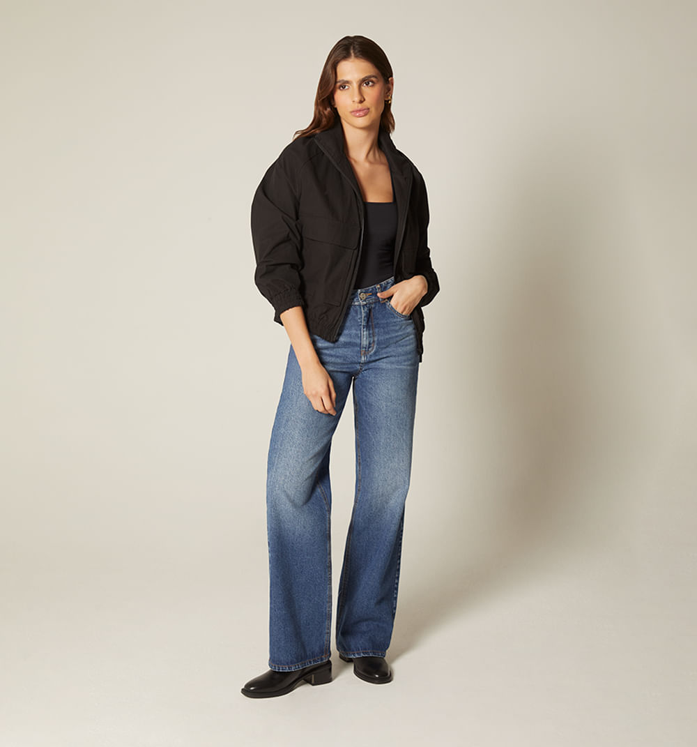Chamarra Para Mujer Maxi Bolsillos