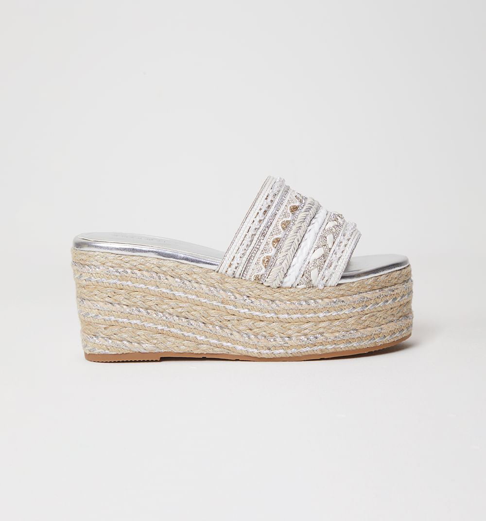 Planaforma Tejida Y Bordado En Plata