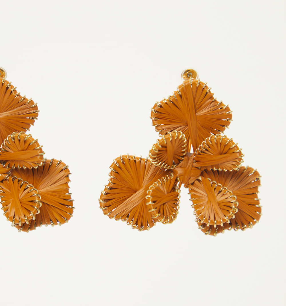 Aretes Flores 3D Con Volumen