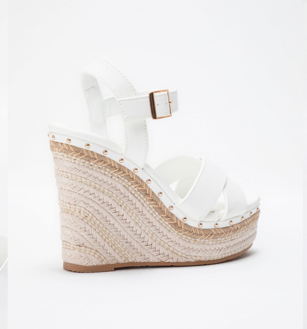 Sandalia Plataforma Capellada Cruzada