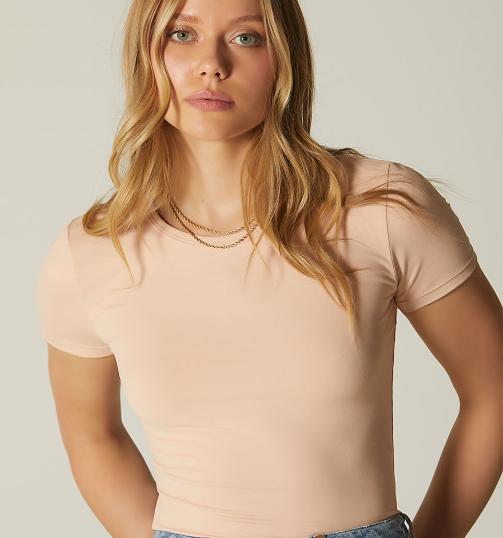 Camiseta Escote Redondo Manga Corta