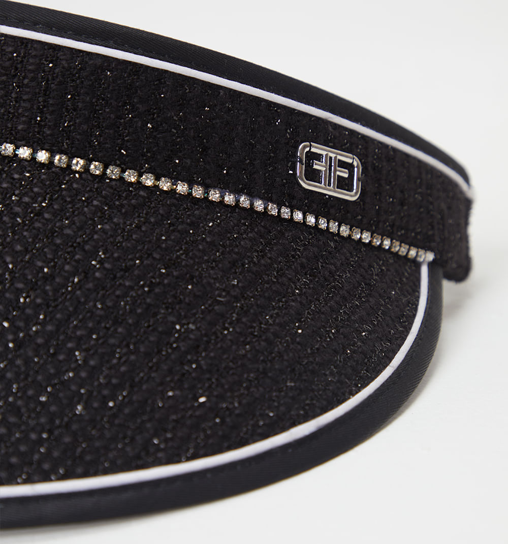 Sombrero Tipo Visera Con Lurex