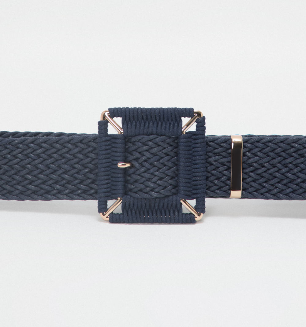 Correa Tejida Maxi Hebilla