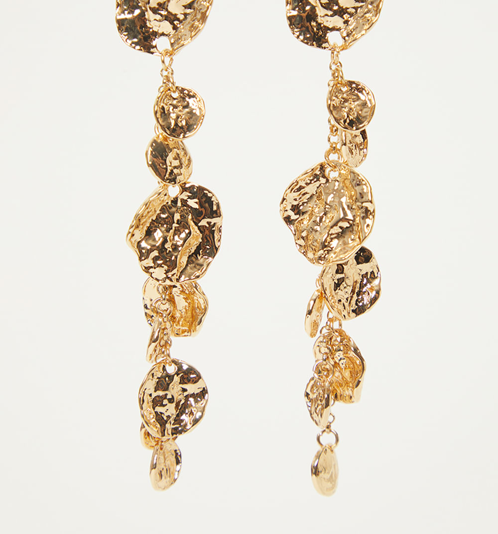 Aretes Largos Dijes Martilaldos