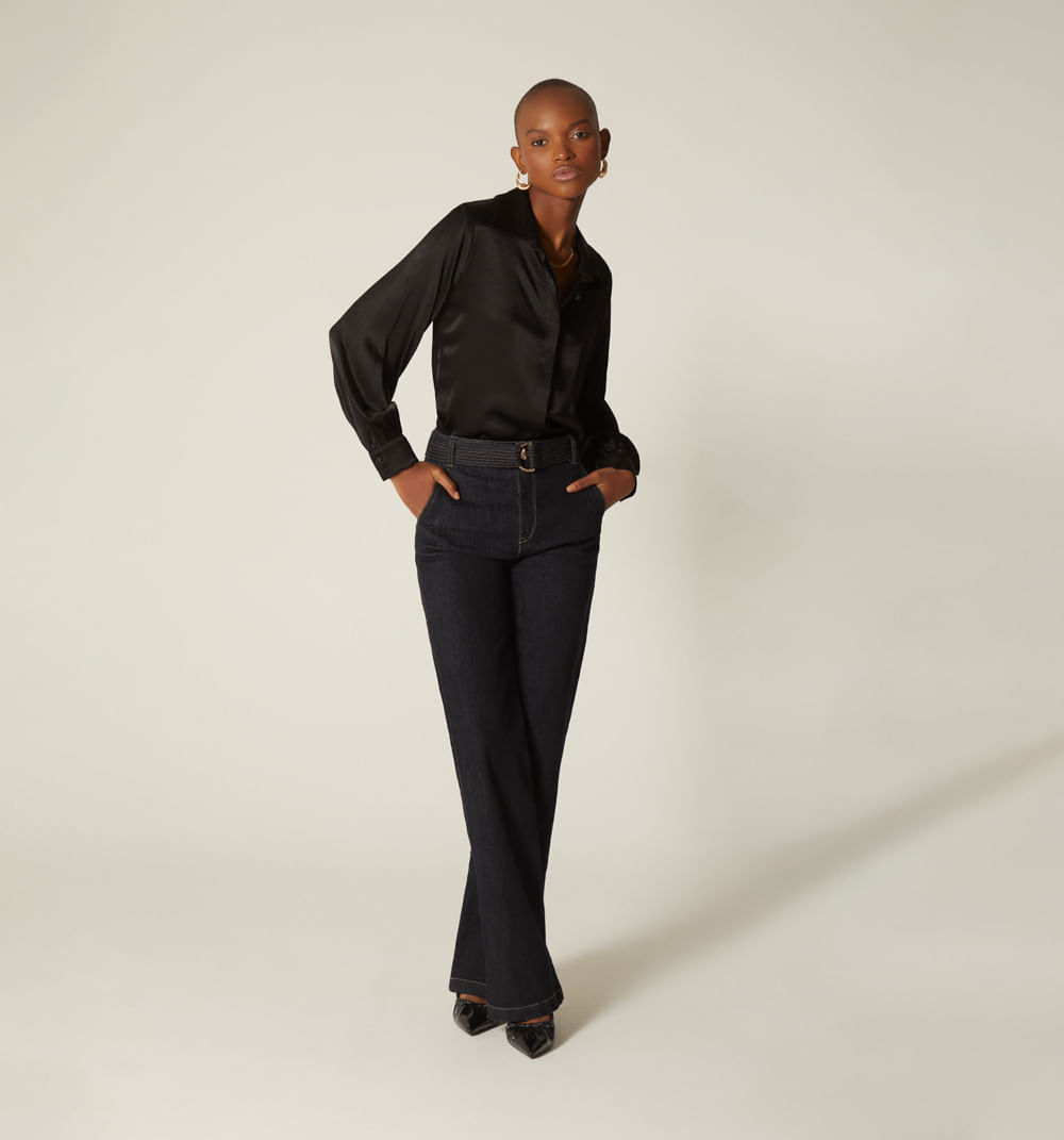 Blusa Camisera Manga Larga