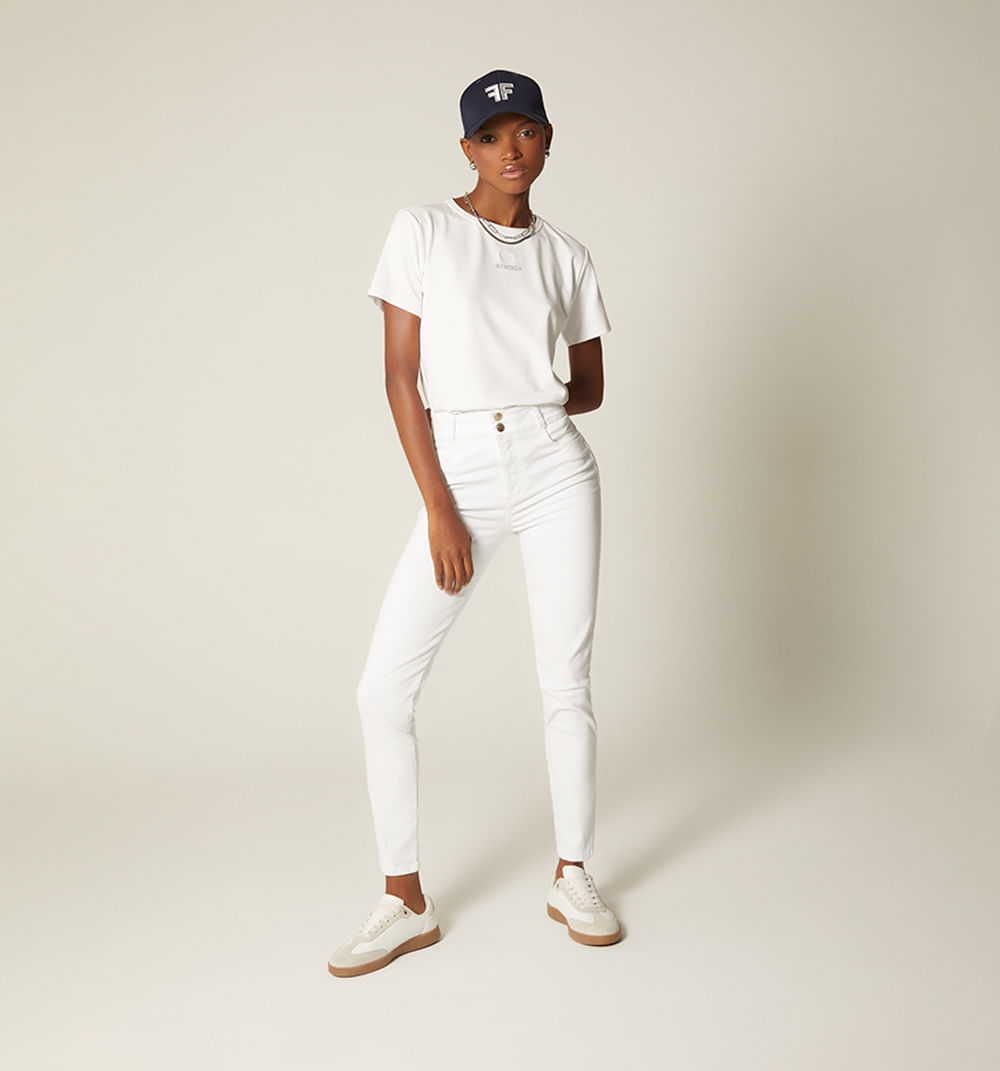 Jean Skinny Tiro Alto Salma