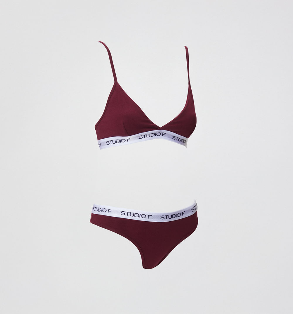 Set X 2 Top Y Panty Logomania