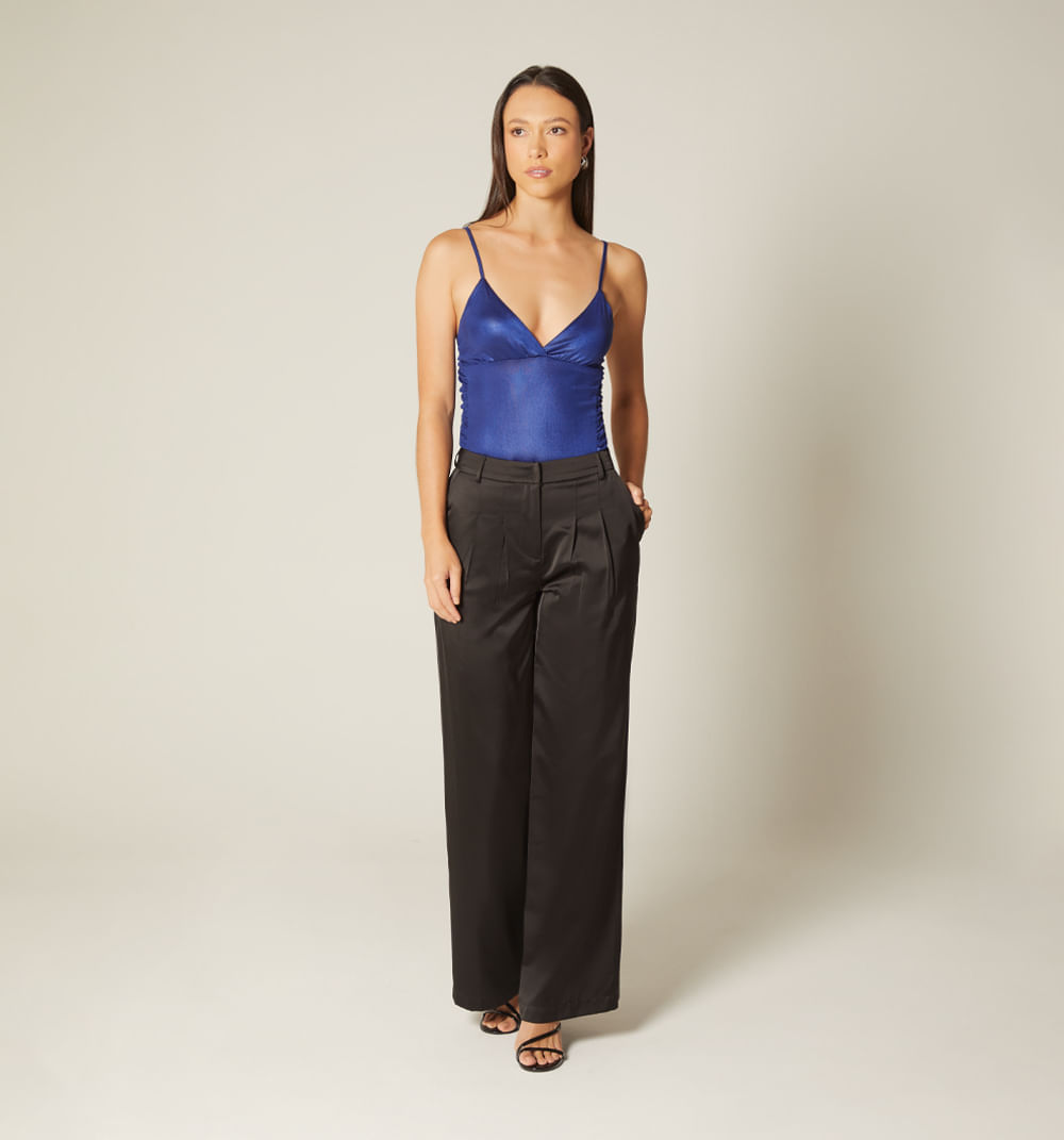 Pantalon Con Cinturon