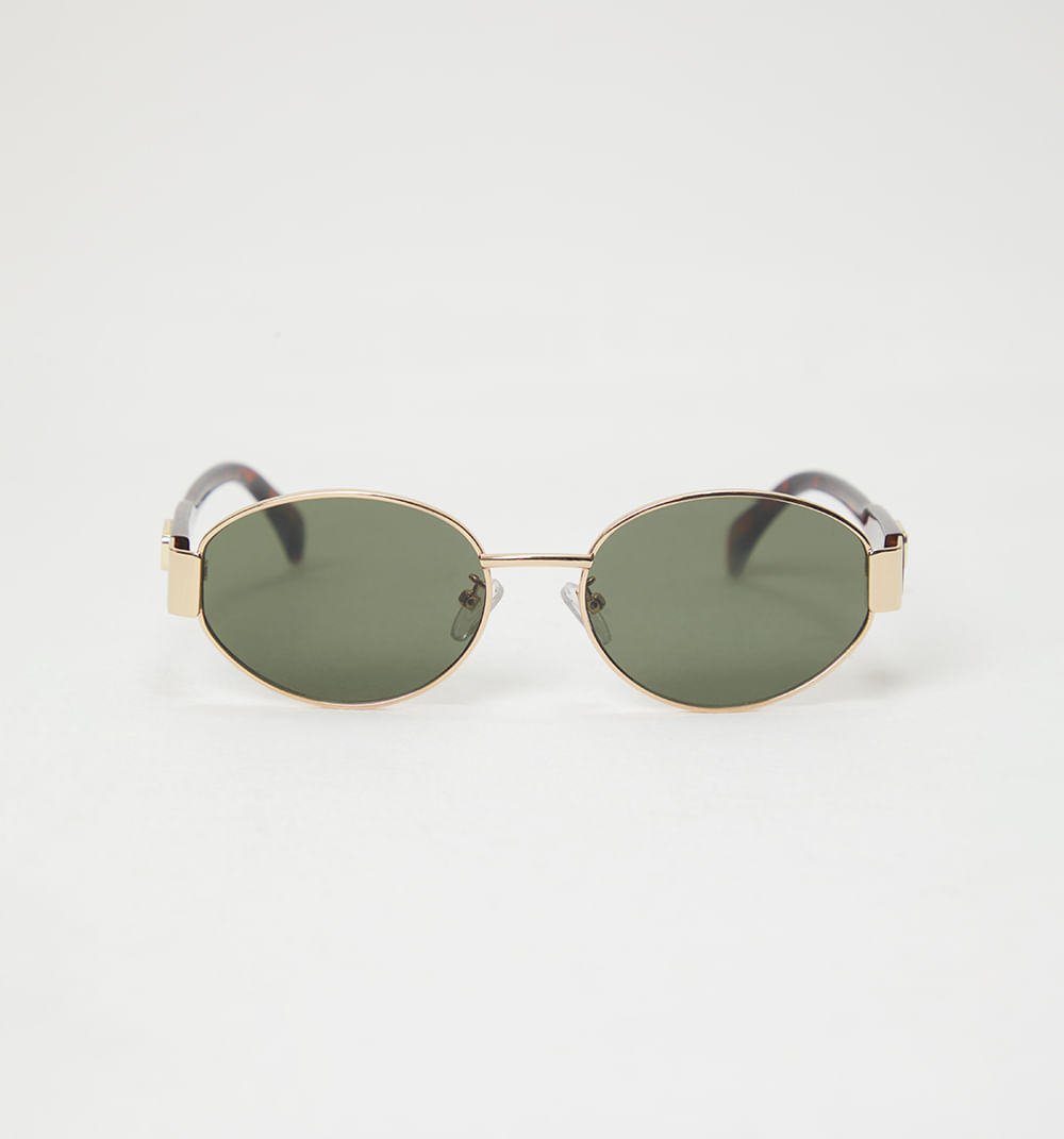Gafas Ovalada Marco Metalico
