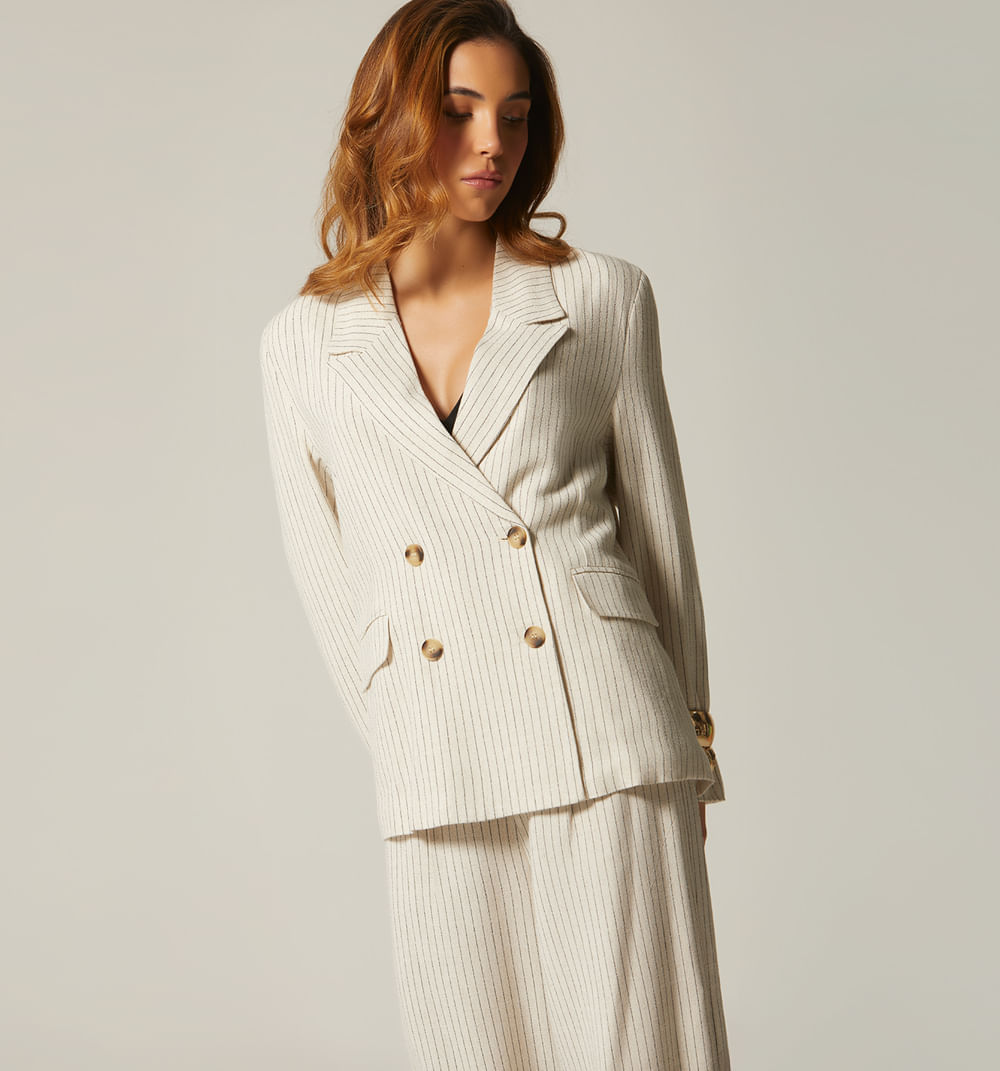 Blazer Para Mujer Dos Botones