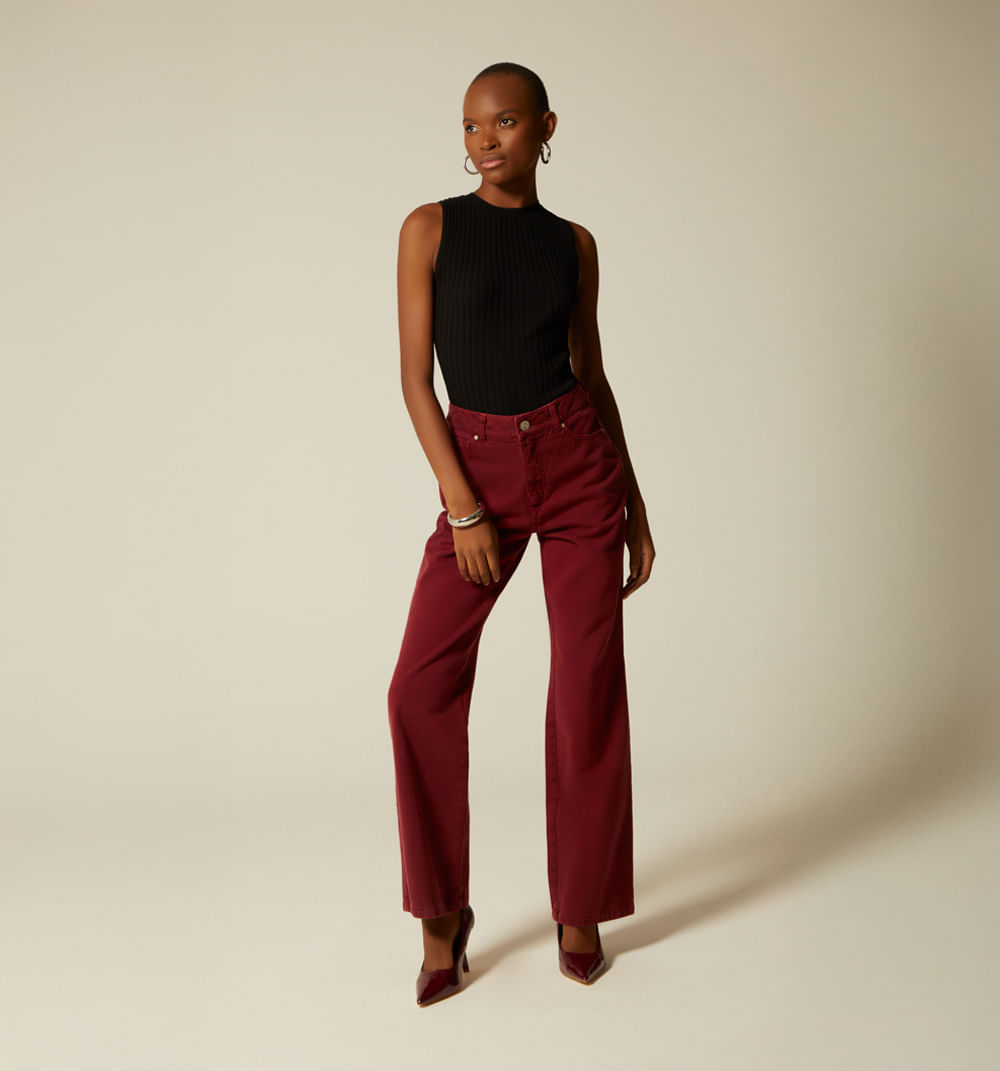 Blusa Cuello Redondo Manga Sisa