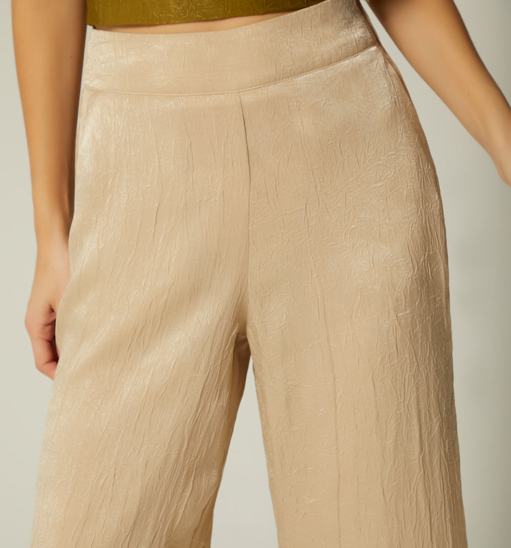 Pantalon Palazo Tiro Alto