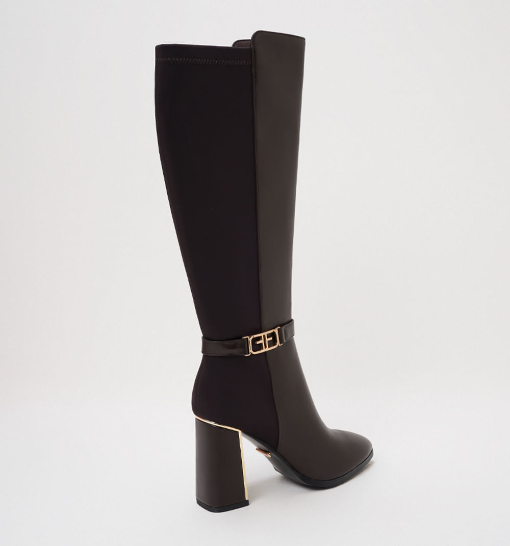 Bota Caña Alta Con Herraje