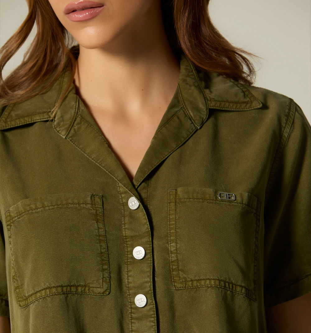 Blusa Boxy  Manga Corta Colores