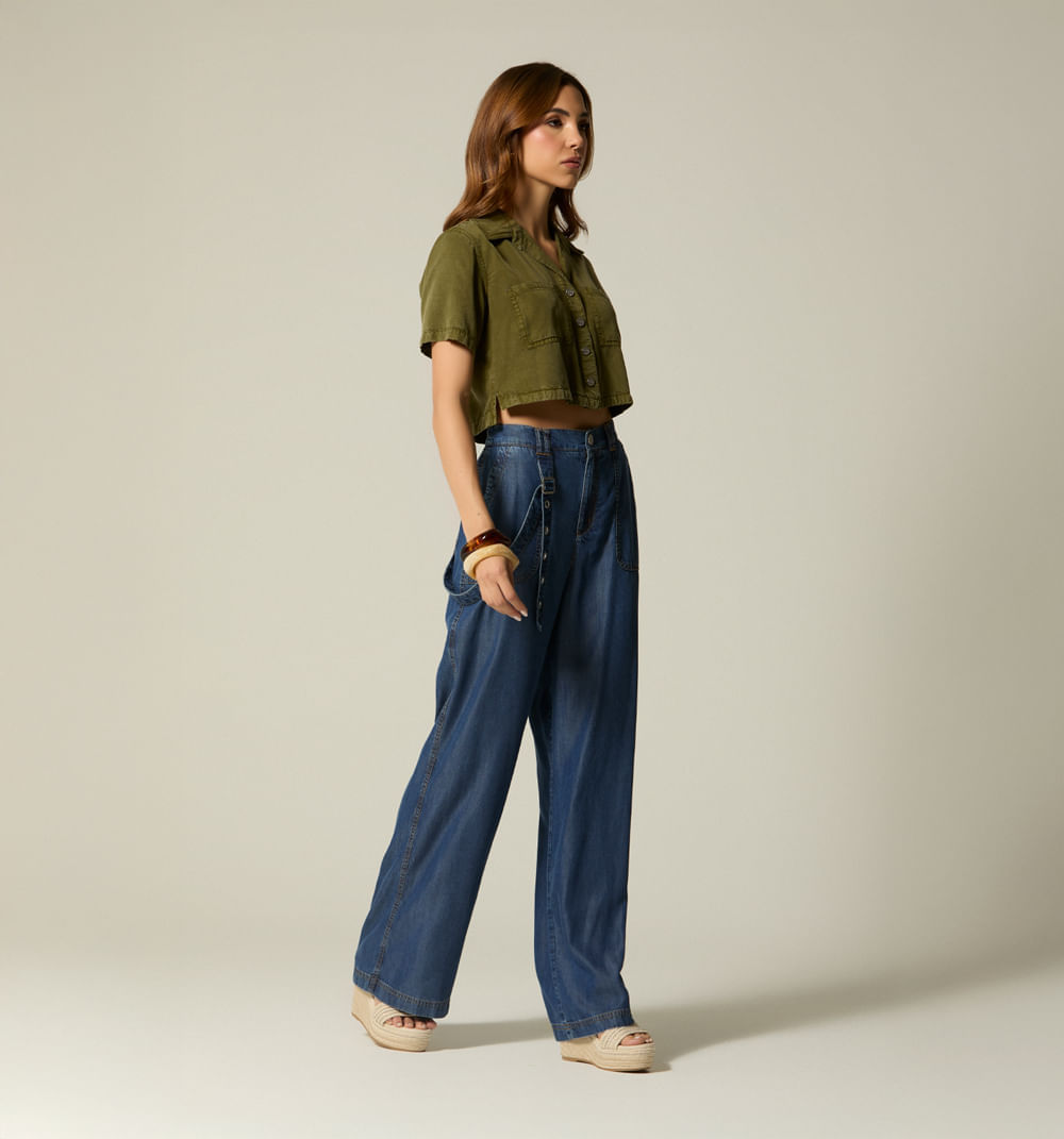 Blusa Boxy  Manga Corta Colores