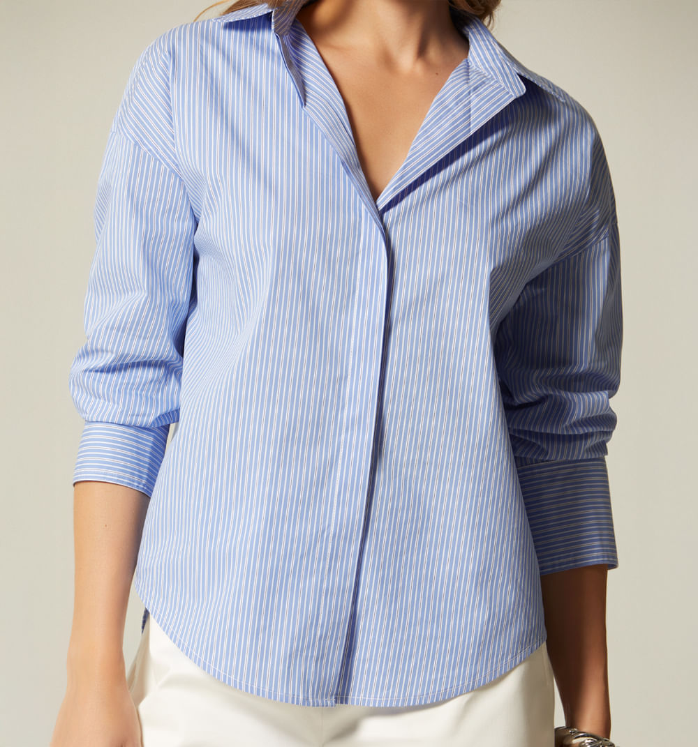 Camisa Manga Larga Botones