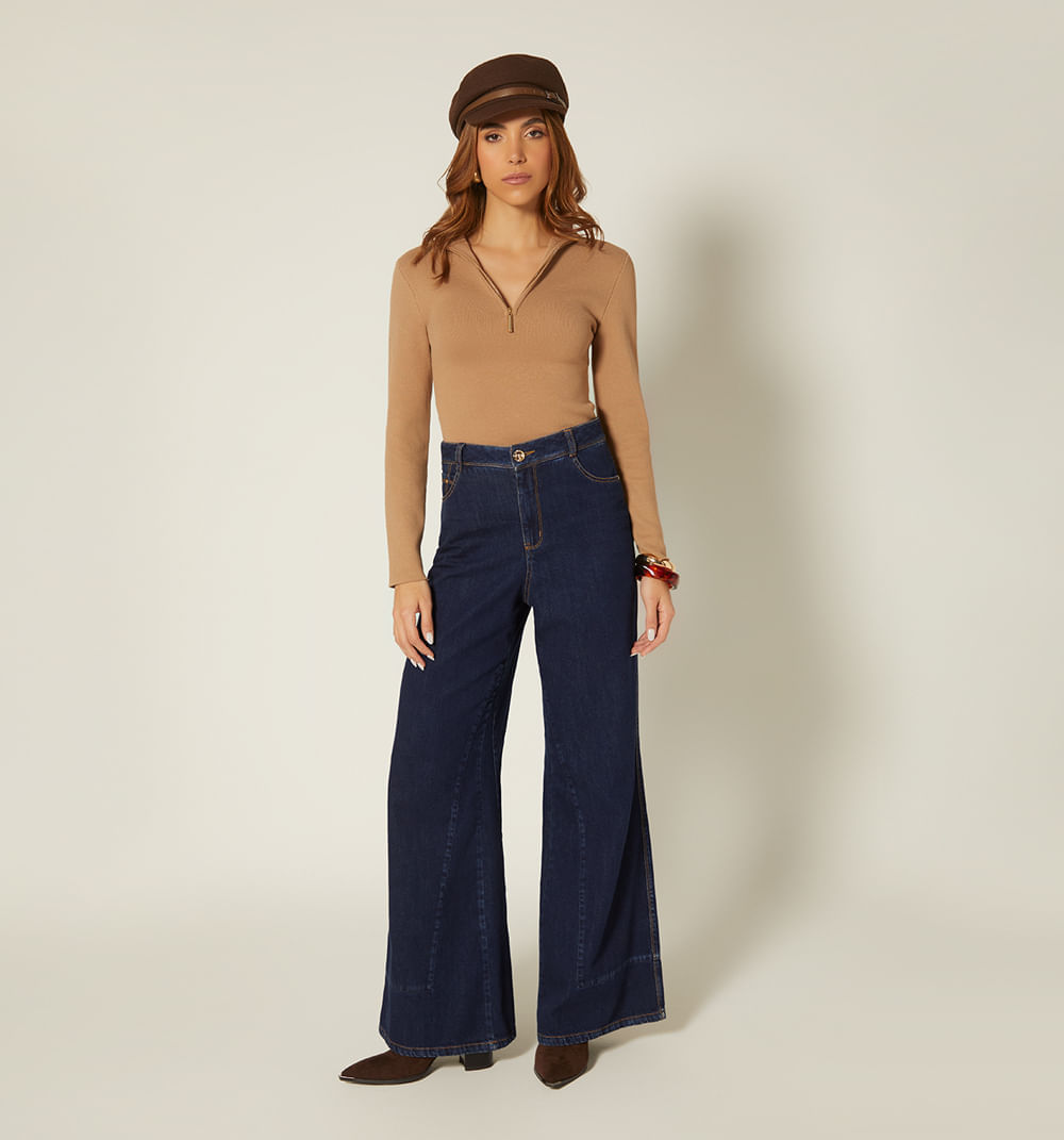 Buzo Manga Larga Cuello Alto