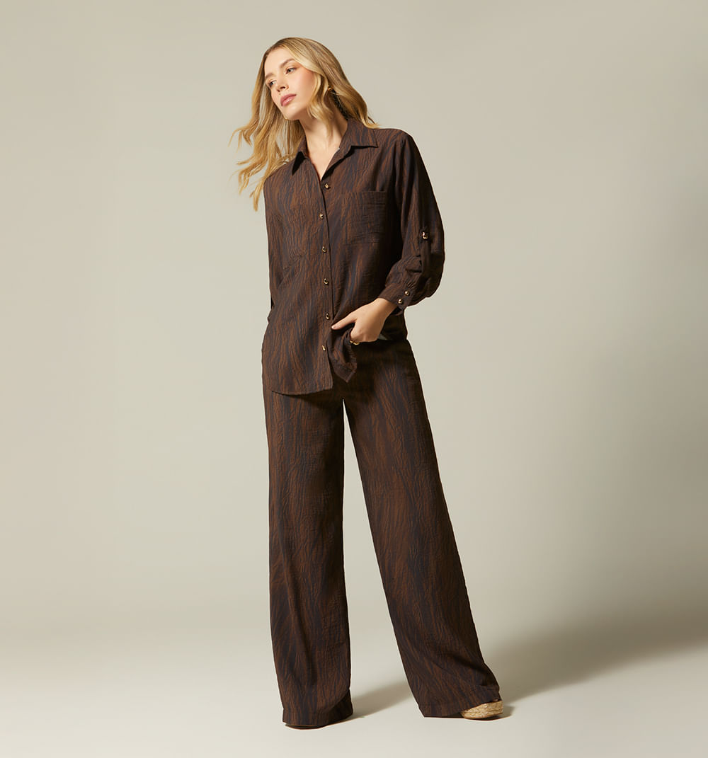 Pantalon Palazo Tiro Alto