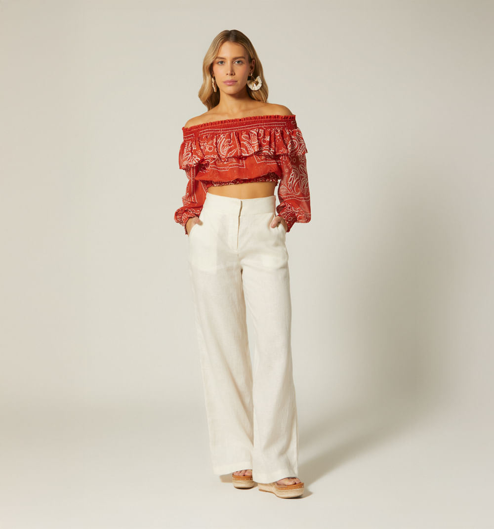 Pantalon Pretina Y Boton