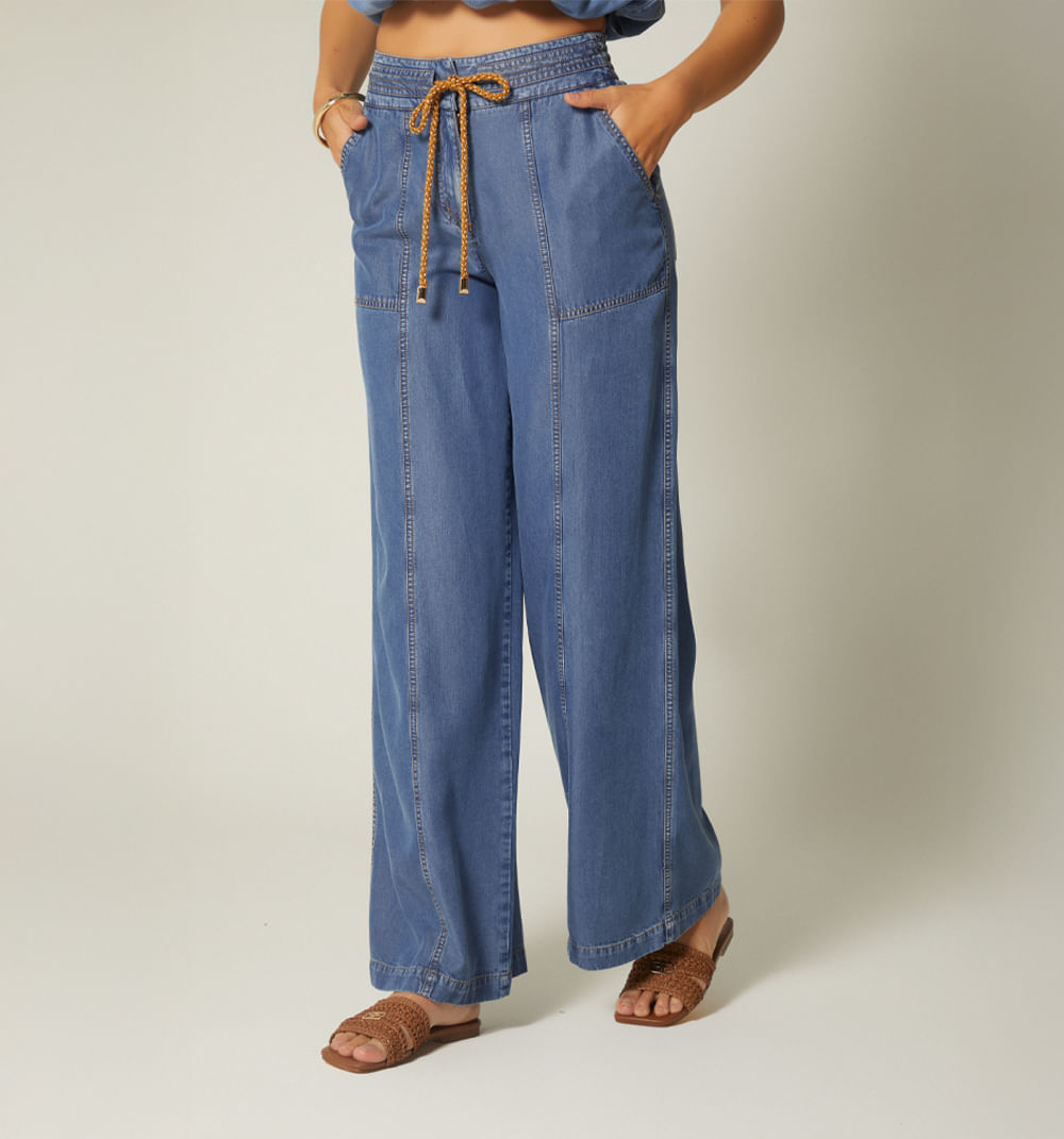 Jean Palazo Tiro Alto Alto Con Cordon