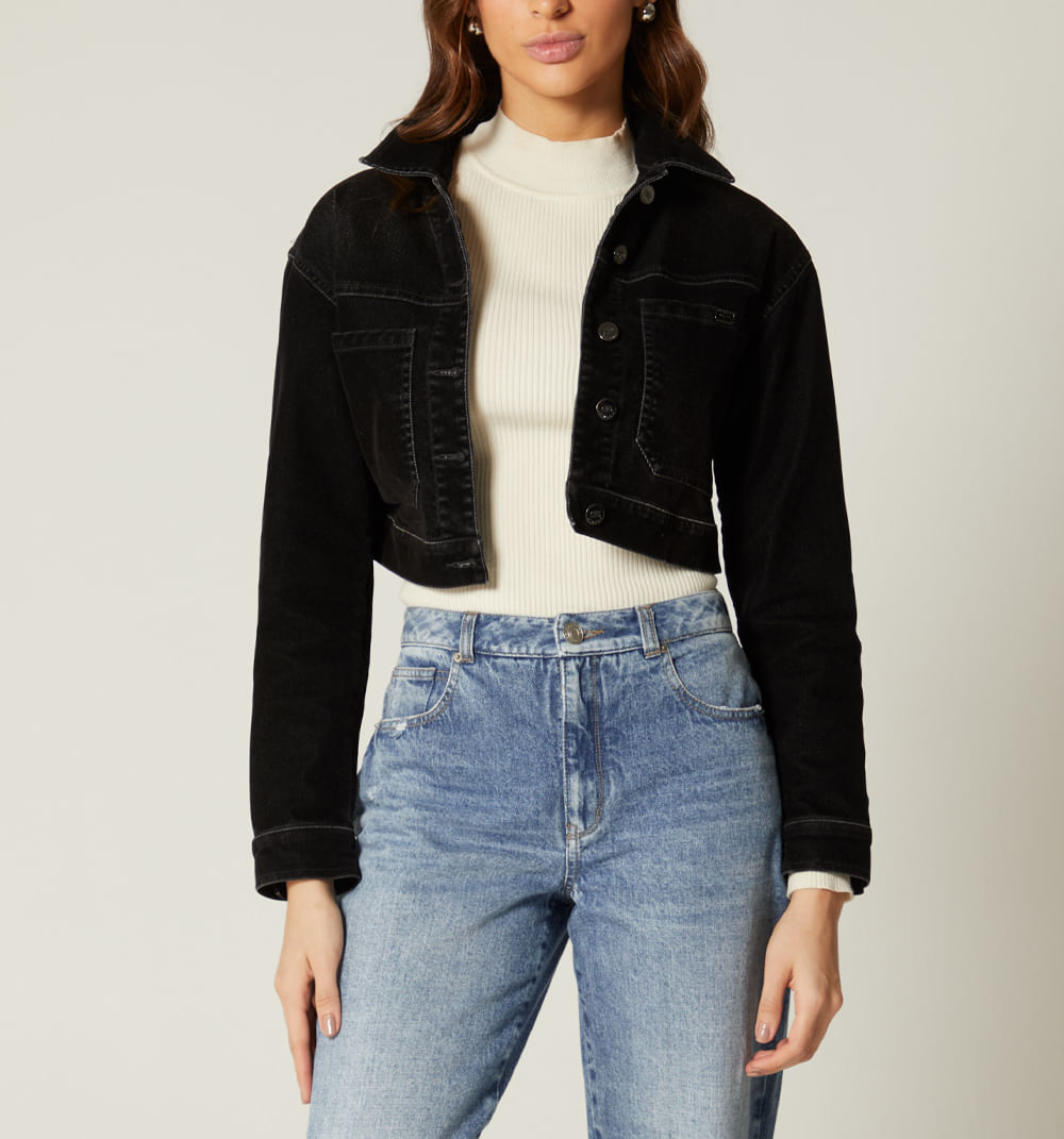 Chamarra Corta Velvet Laser En Piton