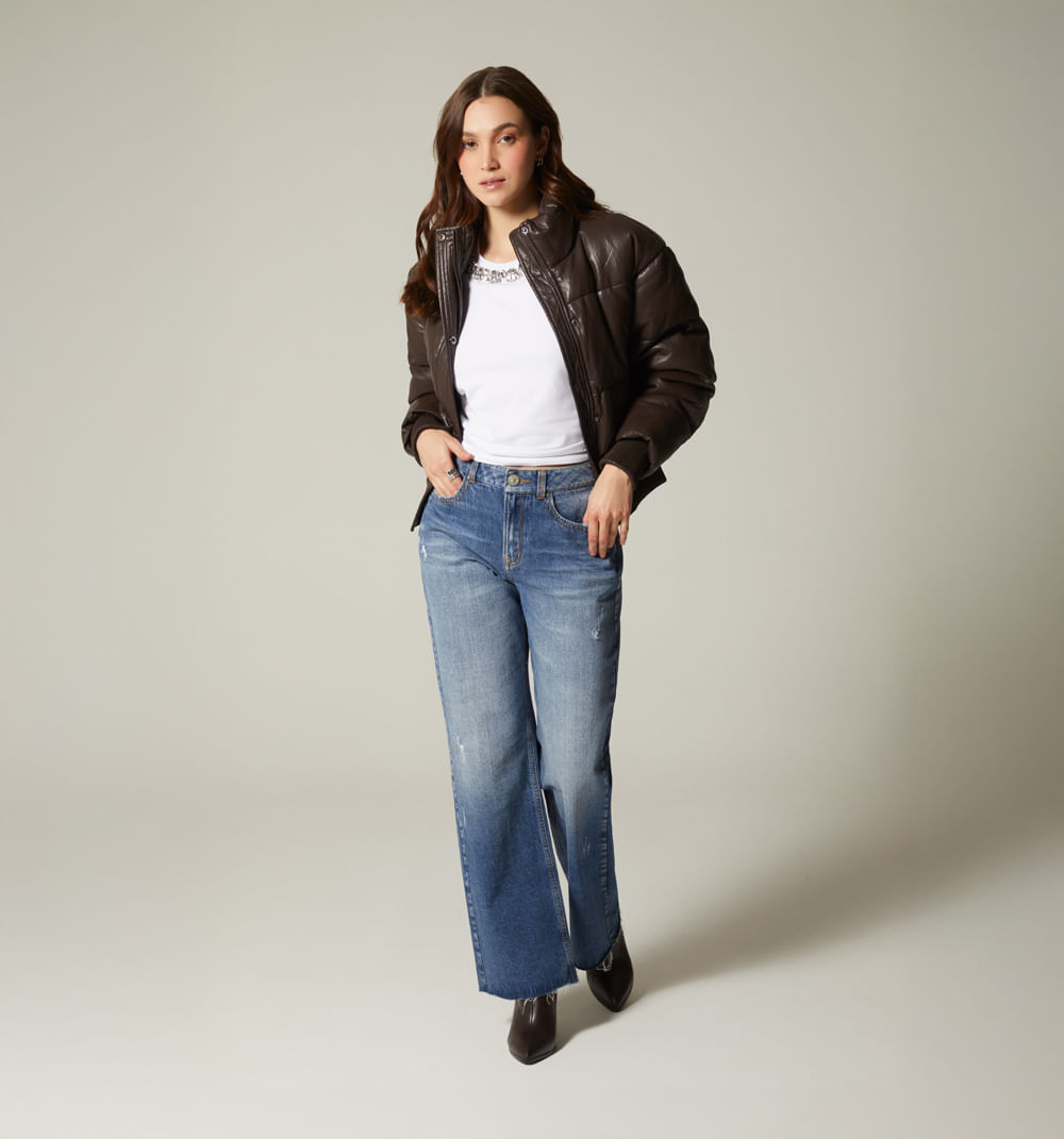 Chamarra Alcolchada Manga Larga