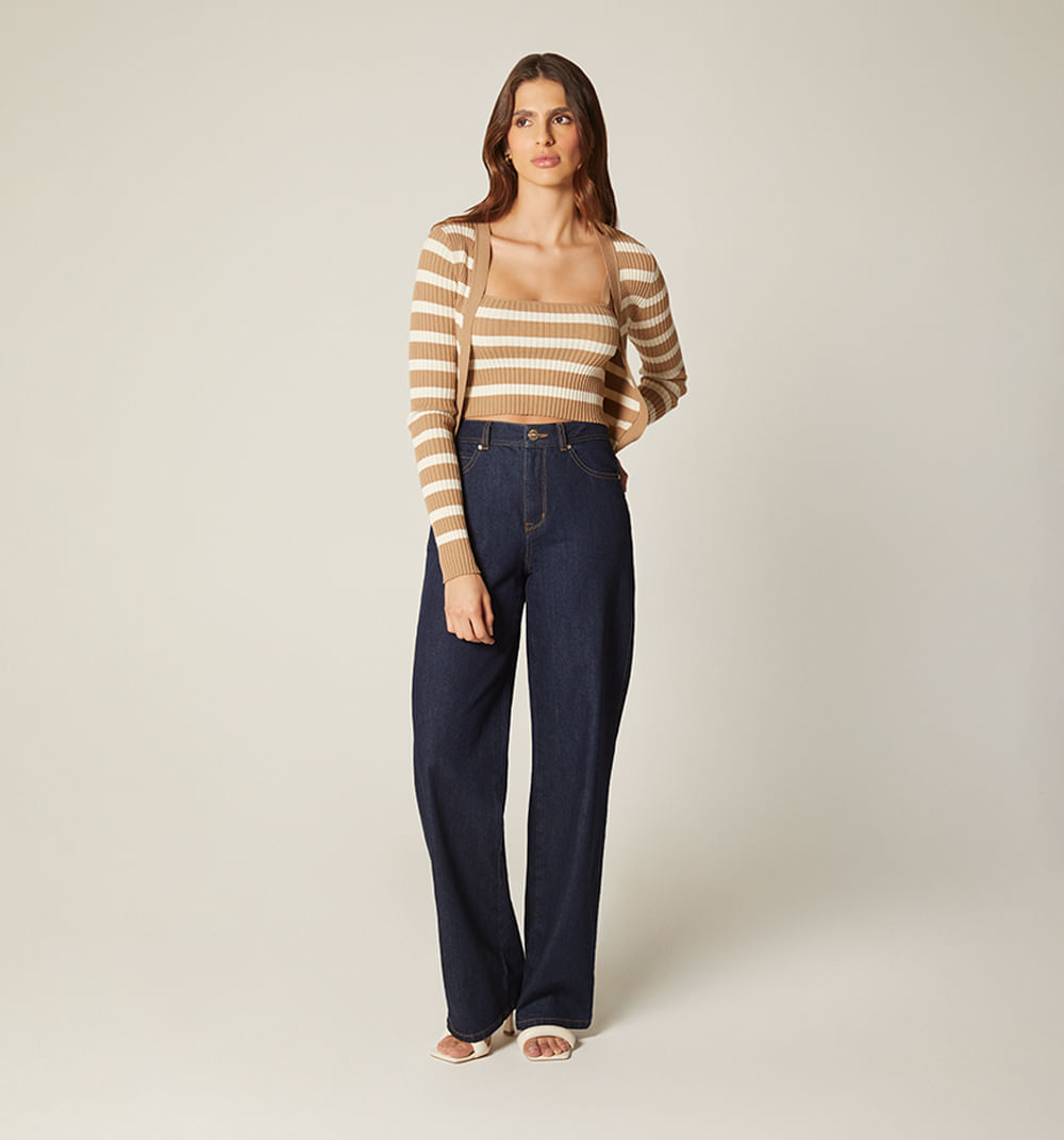 Sobretodo Tejido Para Mujer Manga Larga