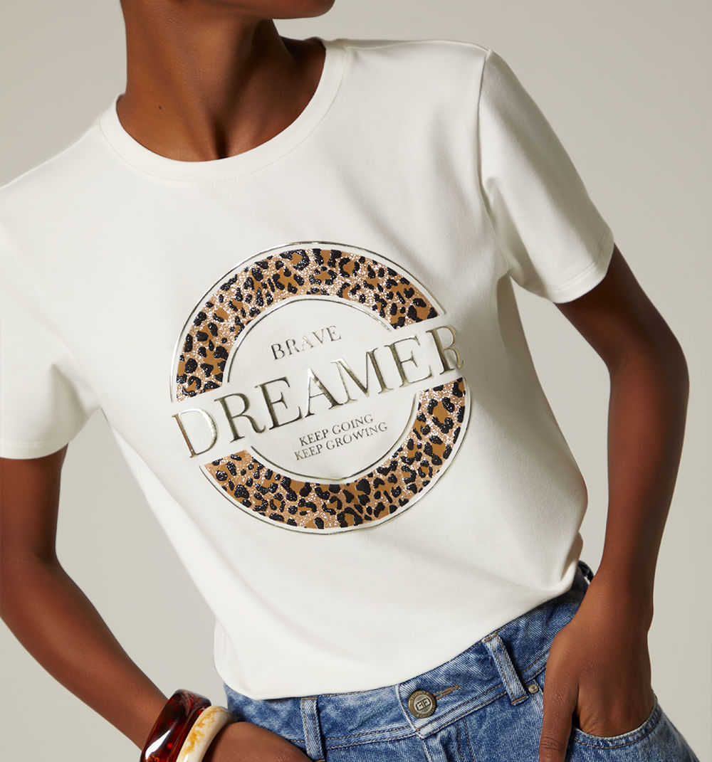 Camiseta Estampado Animal