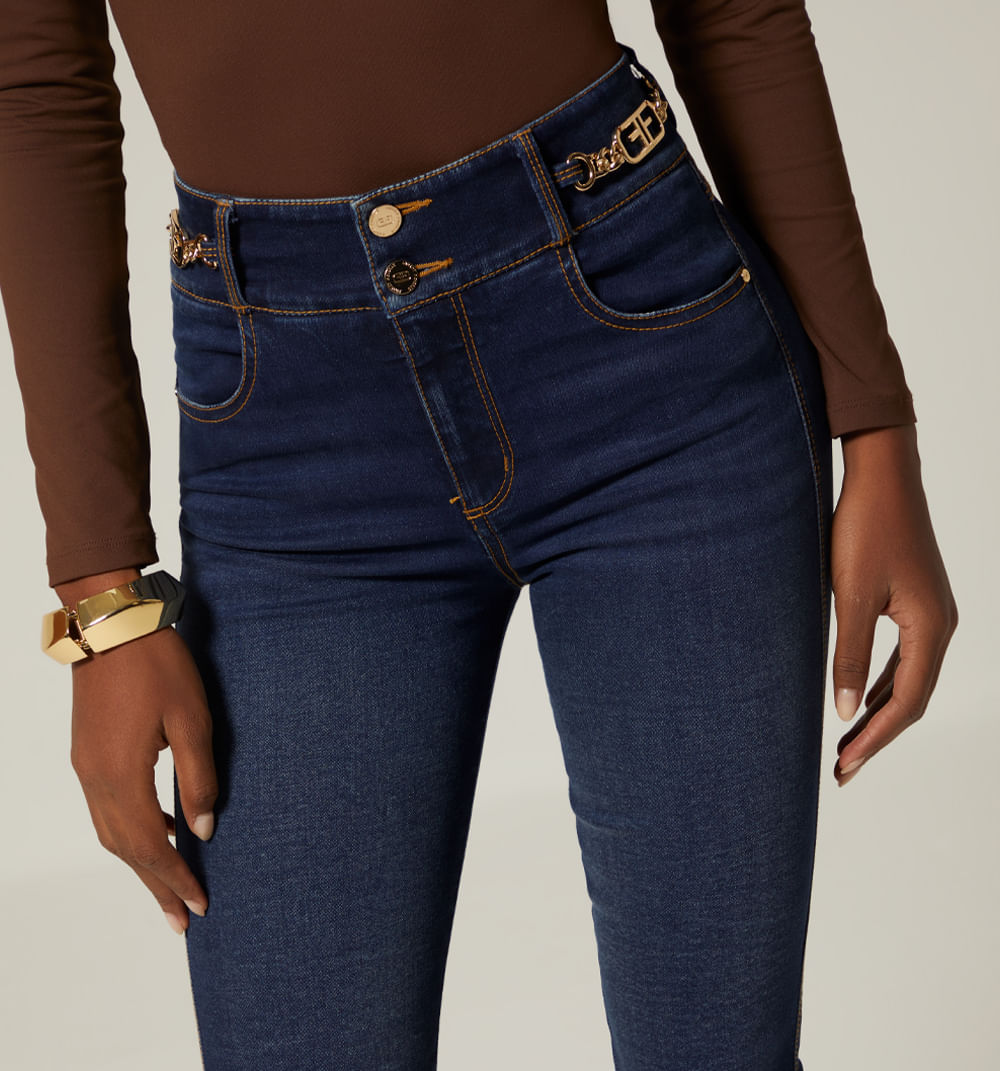 Jean Ultraslim Tiro Alto Herrajes