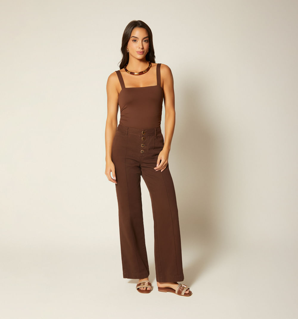 Blusa Escote Cuadrado Tiras