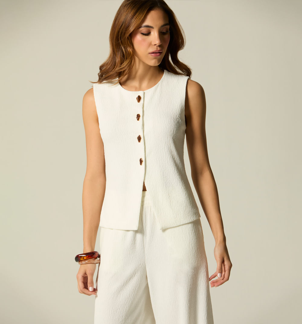 Blusa Sisa Con Botones