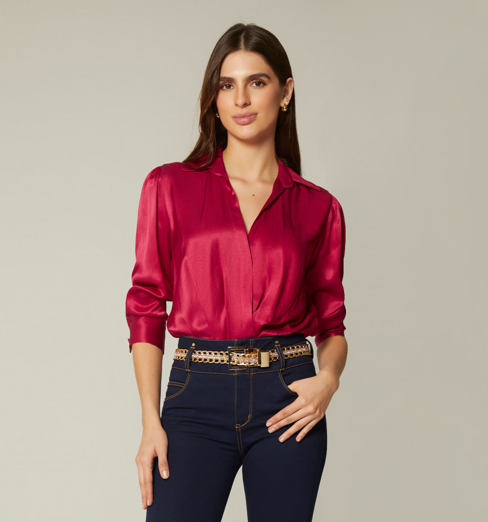 Jeans Ultraslim Tiro Super Alto Cinturon