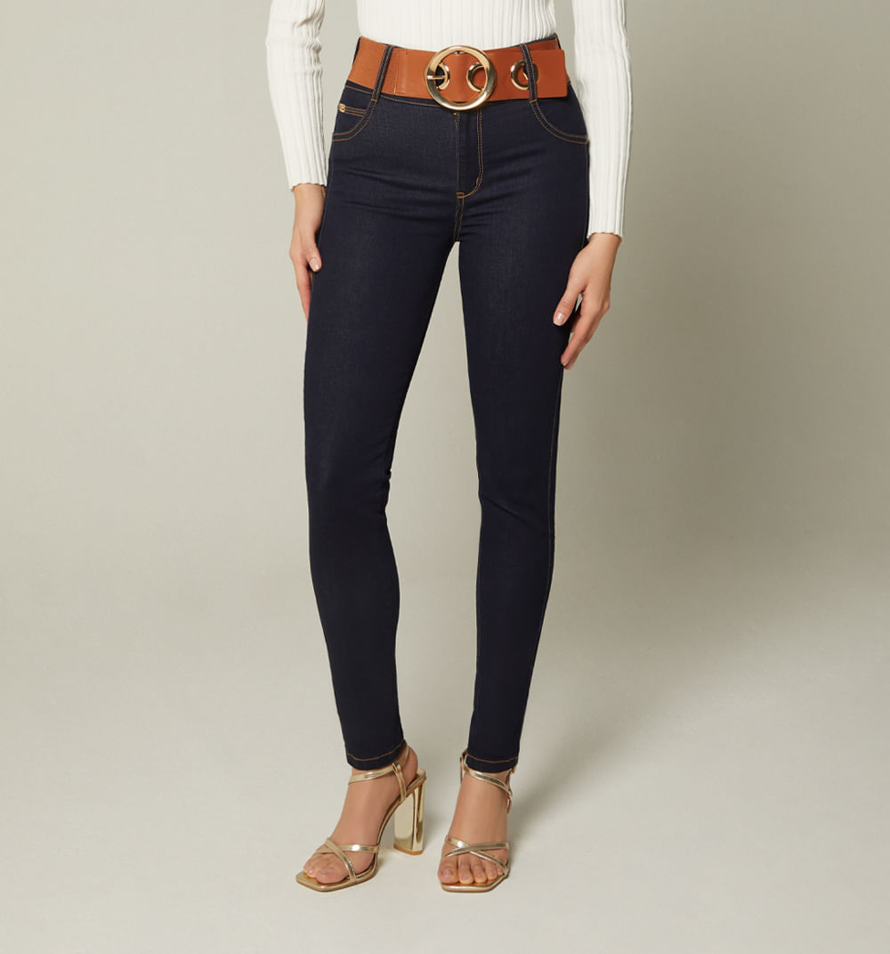 Jean Ultraslim Pretina Ancha Correa Elastica
