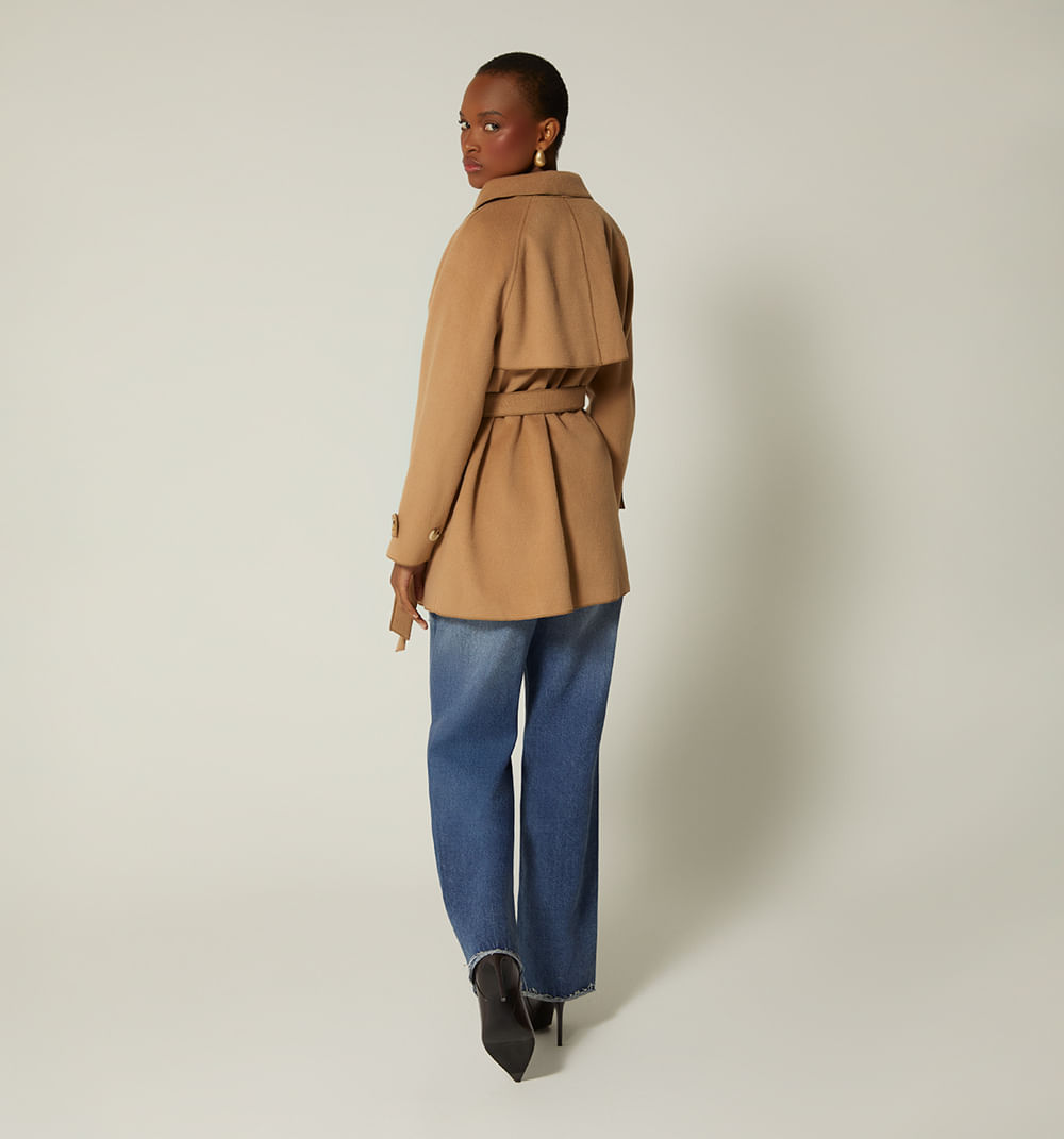 Gaban Afelpado Con Almilla Sobrepuesta