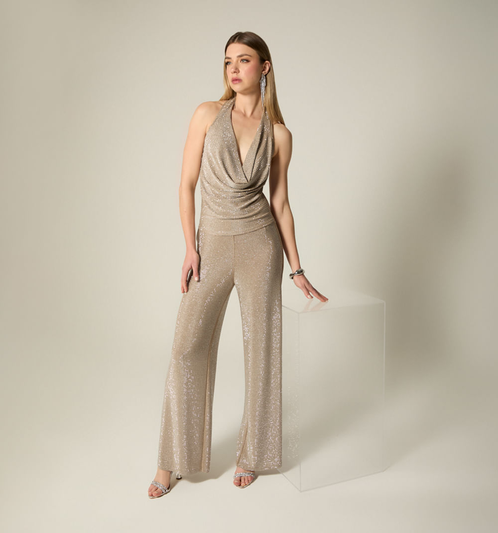 Pantalón Con Hotfix