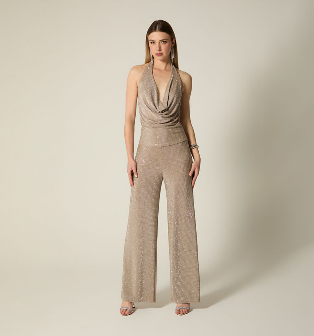 Pantalón Con Hotfix