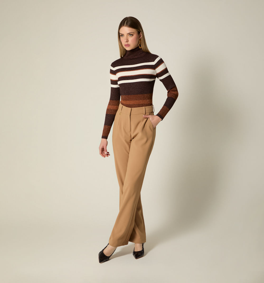 Buzo Manga Larga Cuello Tortuga