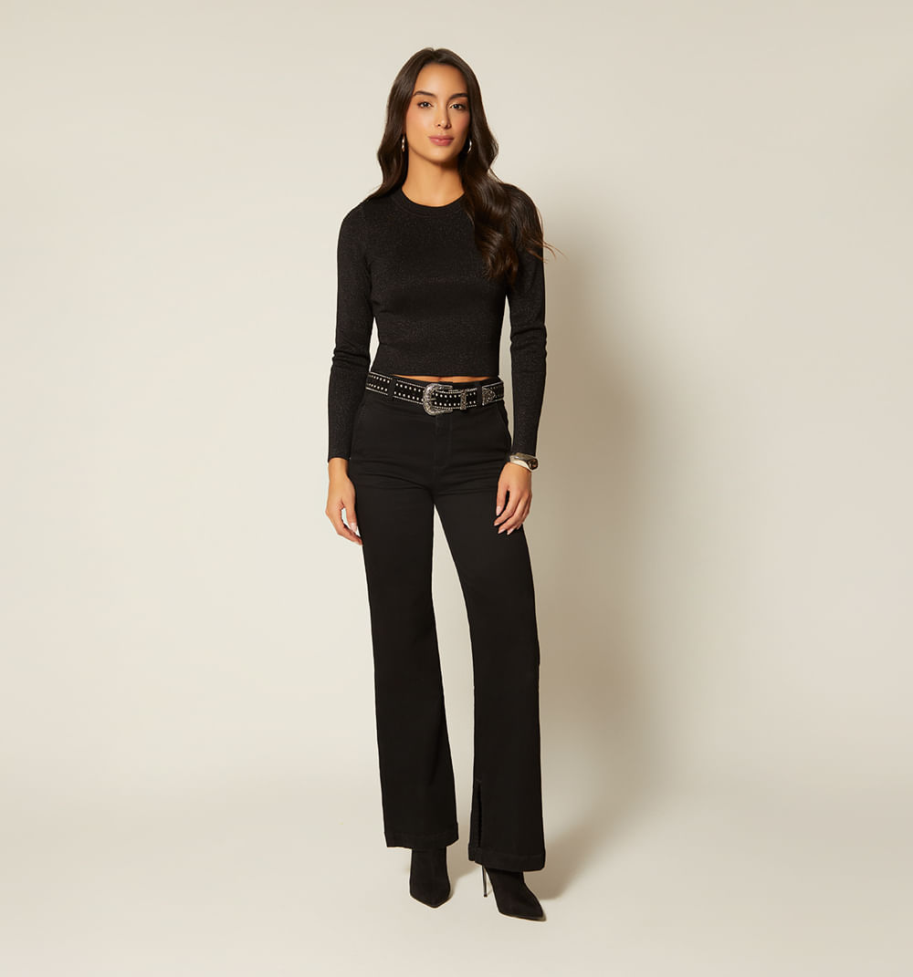 Buzo Manga Larga Cuello Redondo