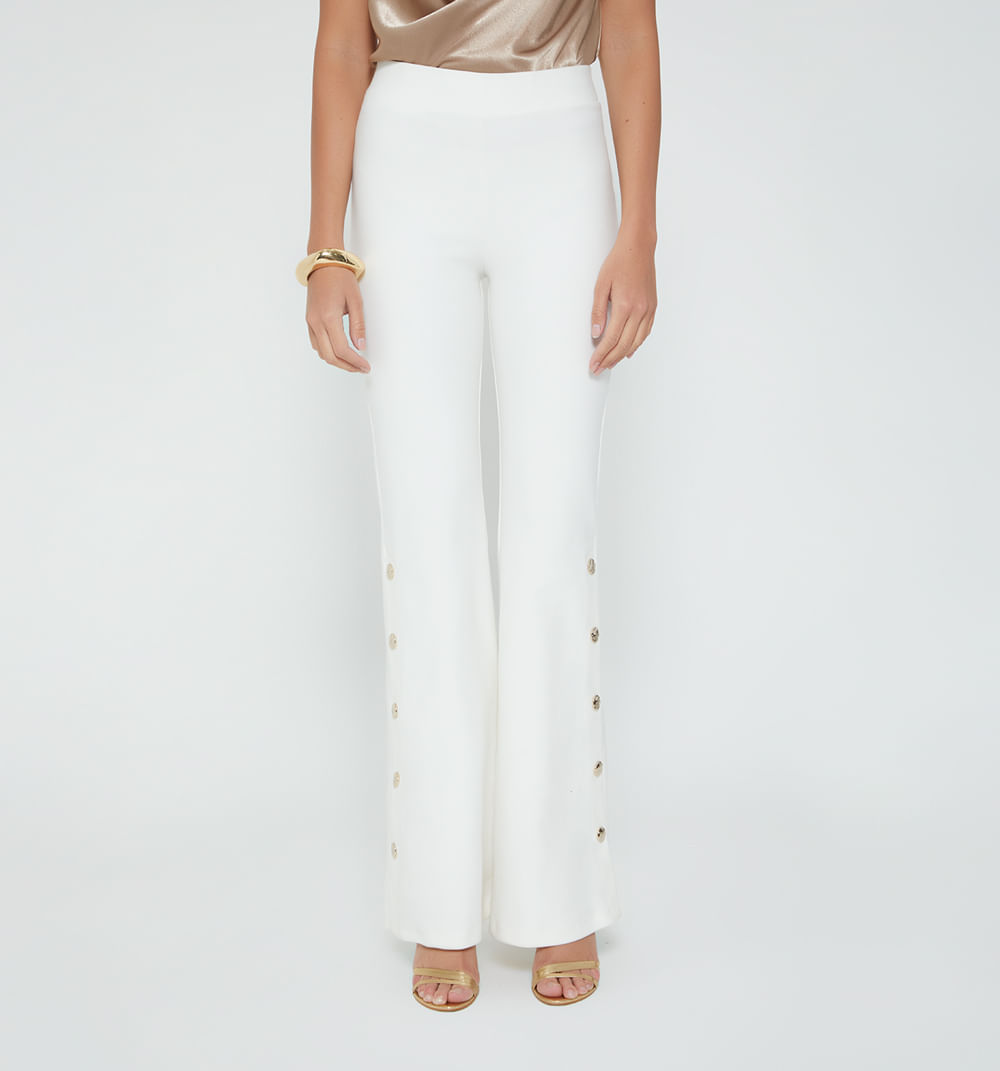 Leggins Tiro Alto Con Detalle En Bota