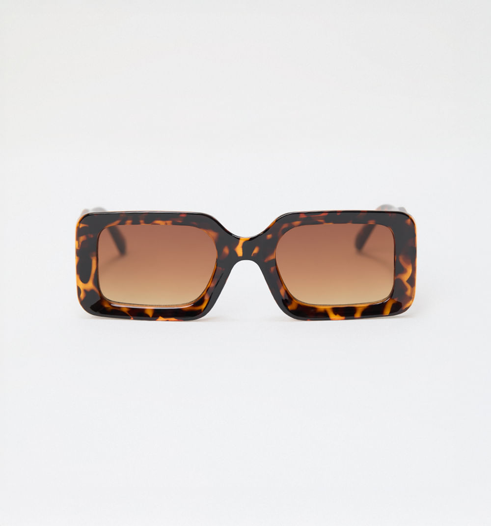Gafas Rectangulares Con Detalle Lateral