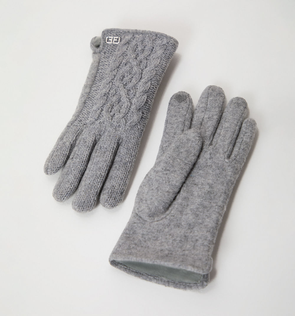 Guantes Tejidos Trenzados
