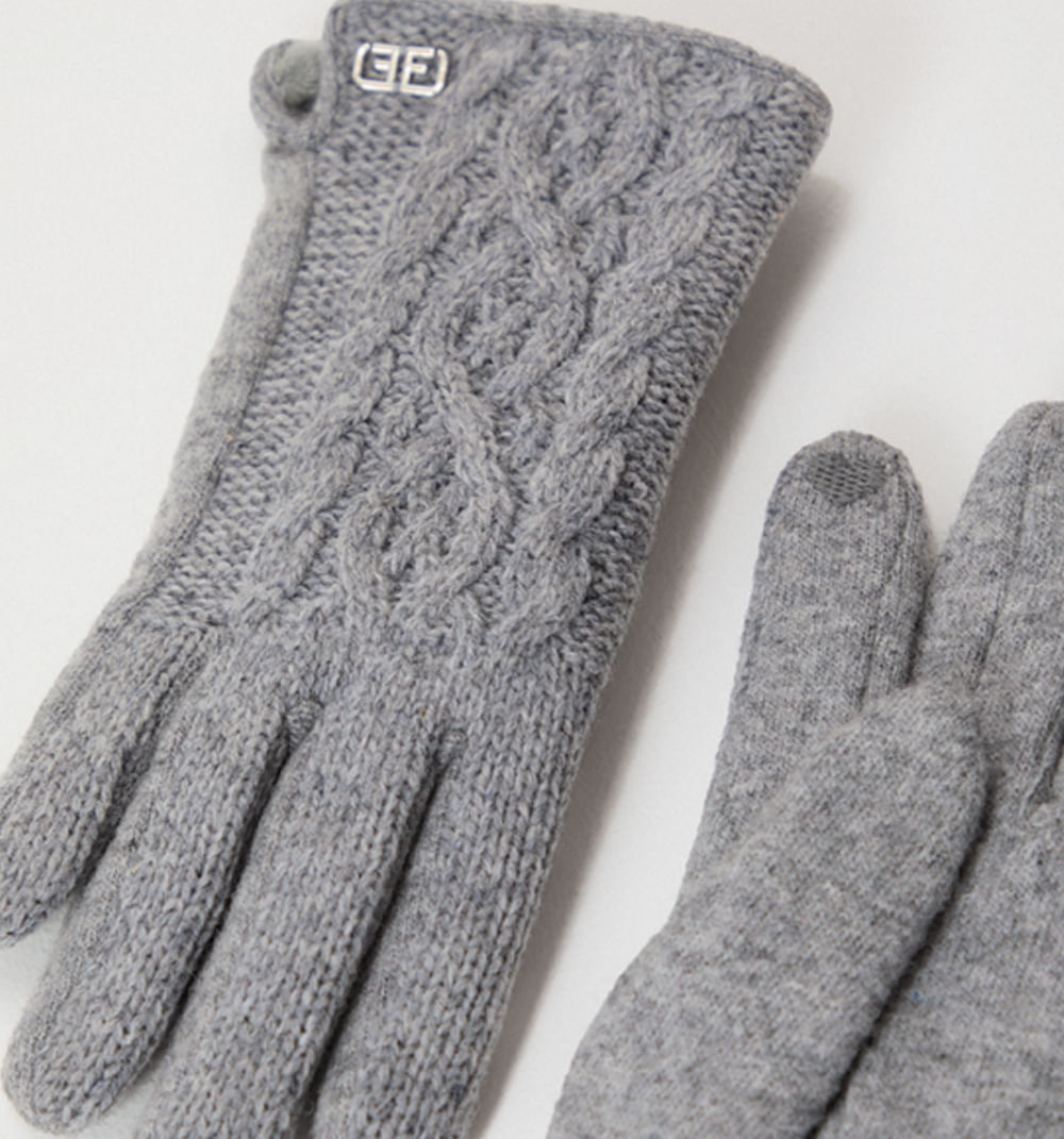 Guantes Tejidos Trenzados