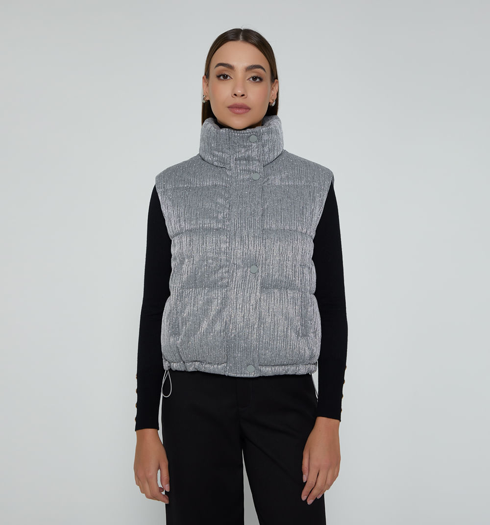 Chaleco Acolchado Con Hotfix