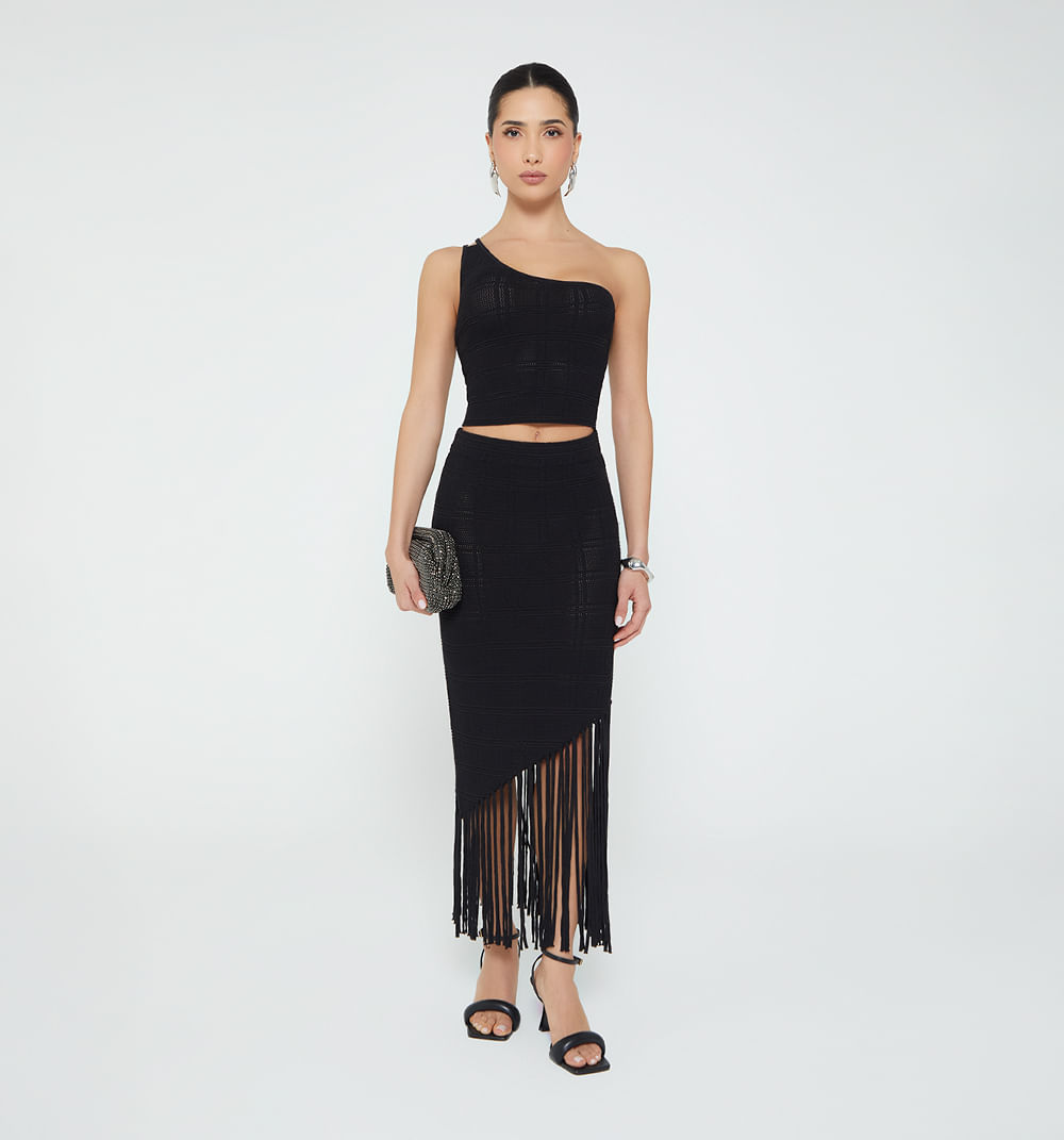 Blusa Tejida Para Mujer Un Solo Hombro