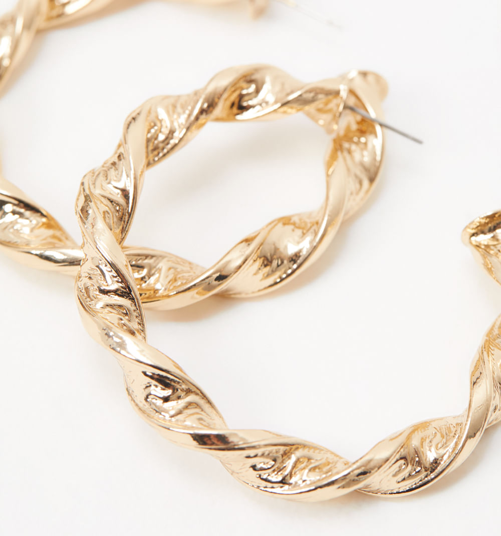 Aretes Candonga Entorchada