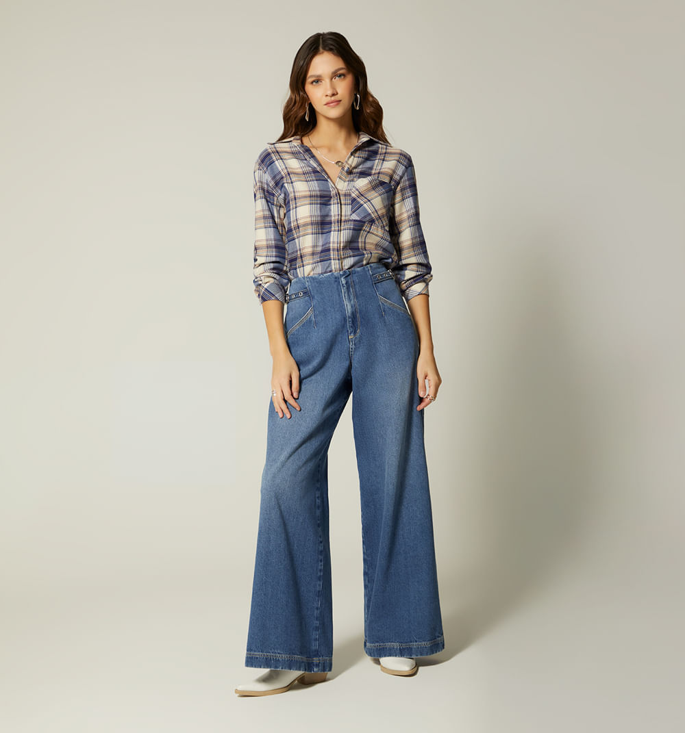 Blusa Camisera Manga Larga