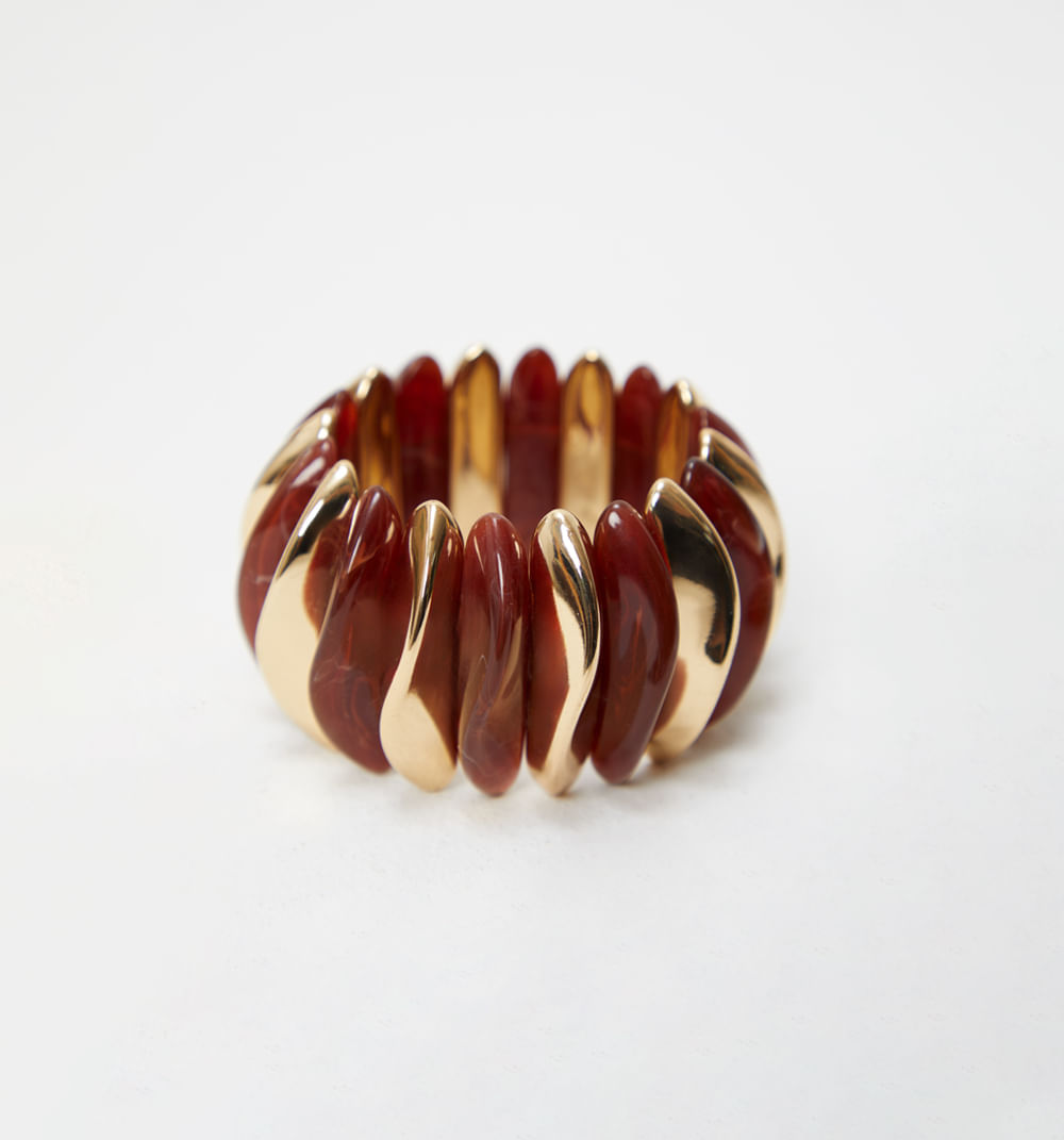 Pulsera Elastica Dijes Resina