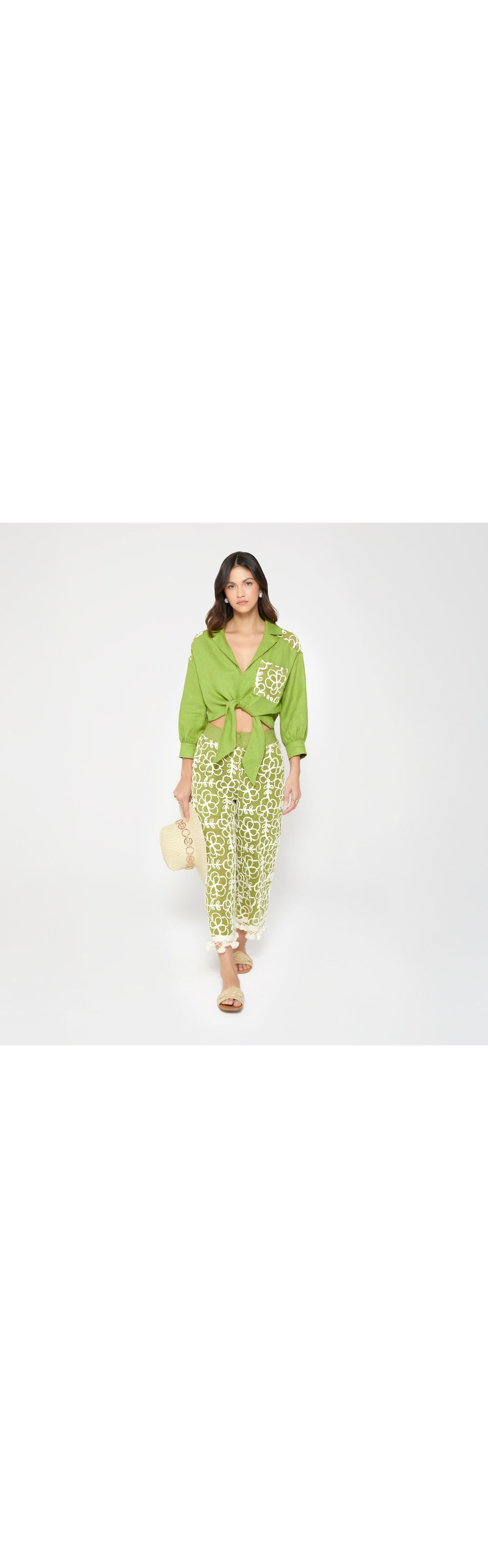 Pantalon Culotte Tiro Alto