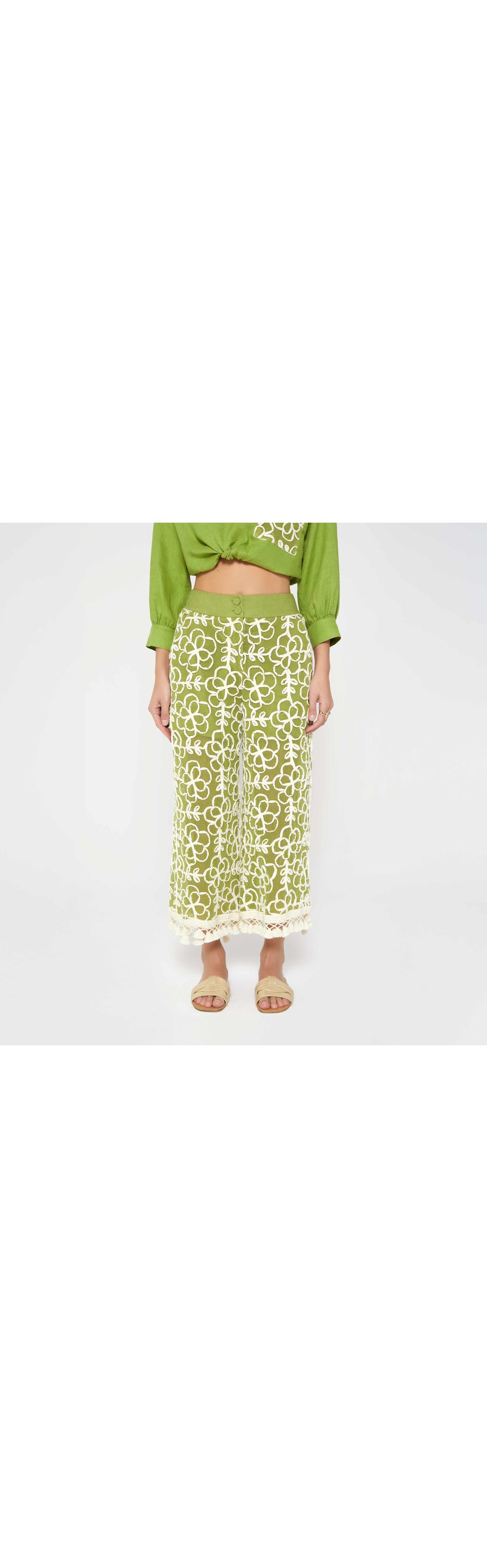 Pantalon Culotte Tiro Alto